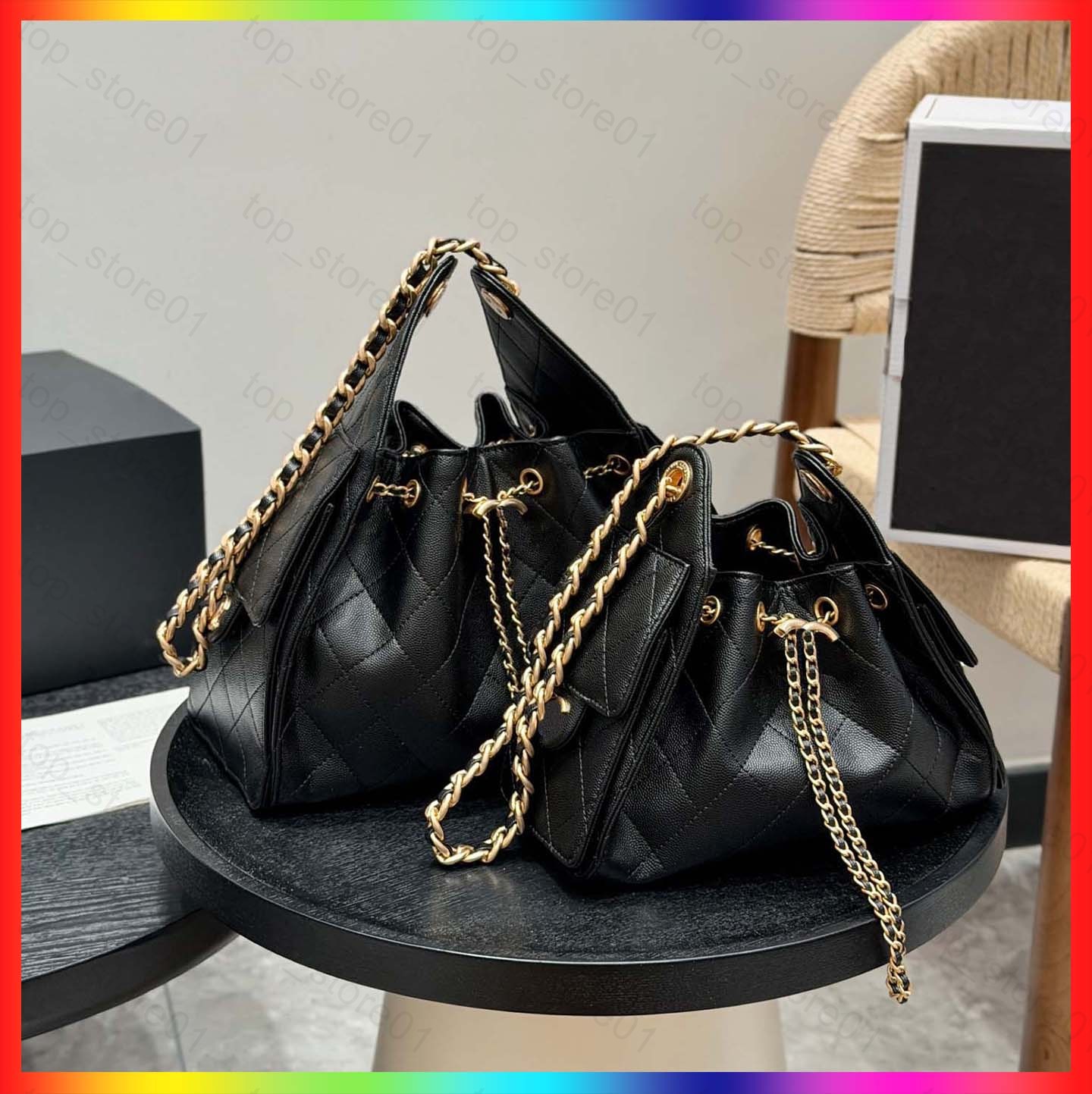 Sac de luxe Designer 25C Hobo Sac 25bag Top Qualité Femme Fourre-tout Sac à main Caviar Daim Cuir Bandoulière Sac à bandoulière Vintage Sac Fashi
