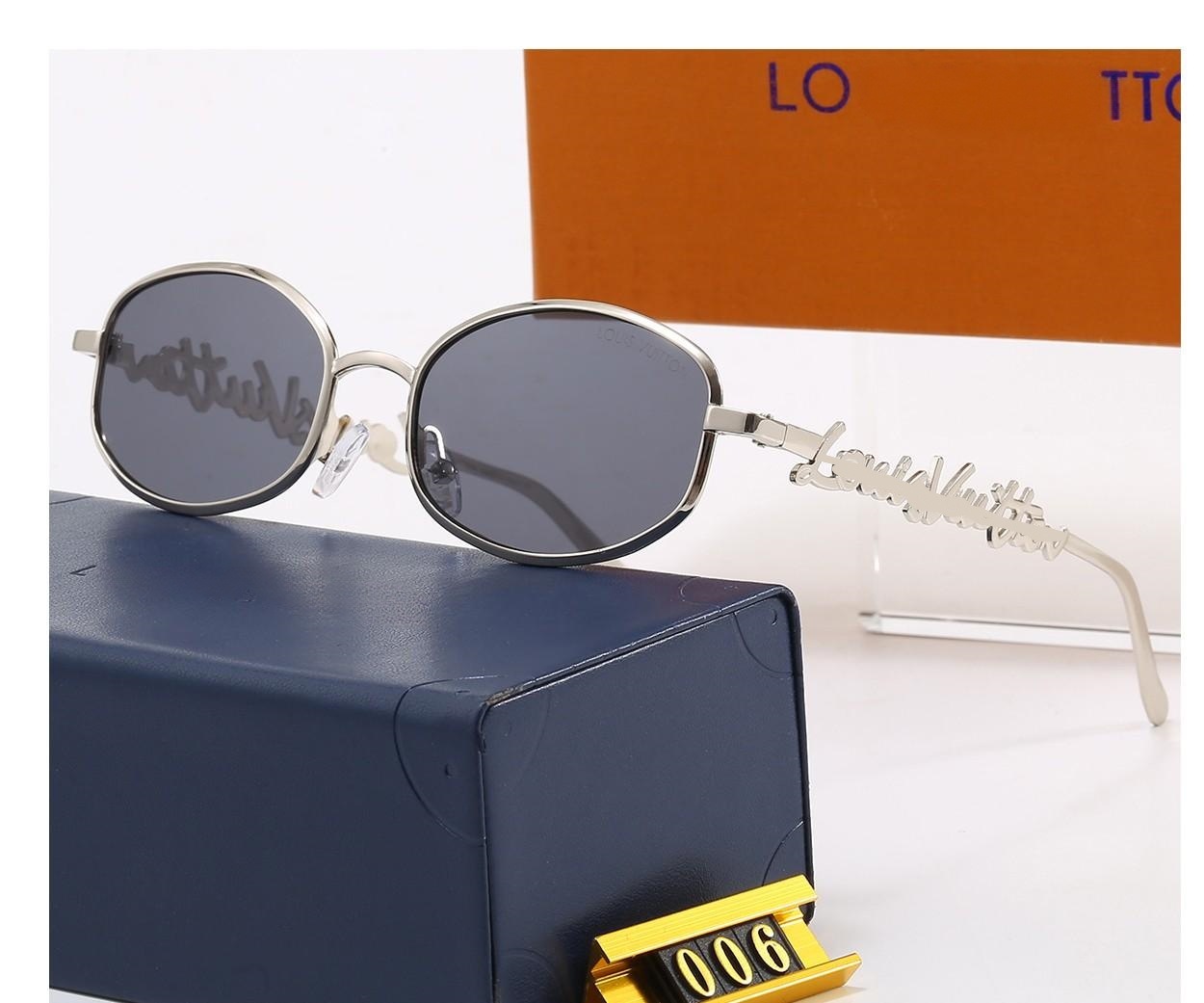 Classic metal glasses luxury sunglasses womens designer sunglasses high quality oval sun glasses retro small round sunglass new product preion glass