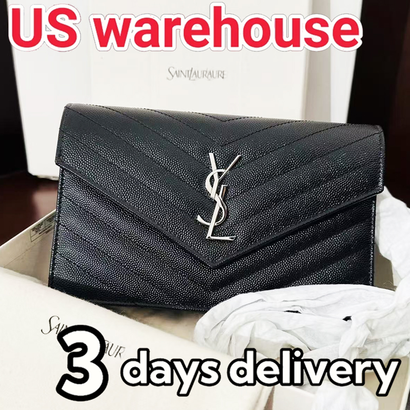 with box 1:1 logo&emblem with right chain Amalia Hobo Envelope designer bag crossbody bag Shoulder Bag Classic Stitching Texture Luxury Bag purse ma