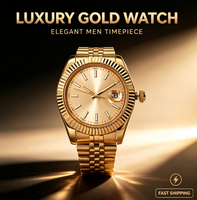 watch watches watches men high-end luxury high-quality Wall Clocks Super Silent Luxury Tonneau Dial TileMetal Modern Designer Business Casual Pre