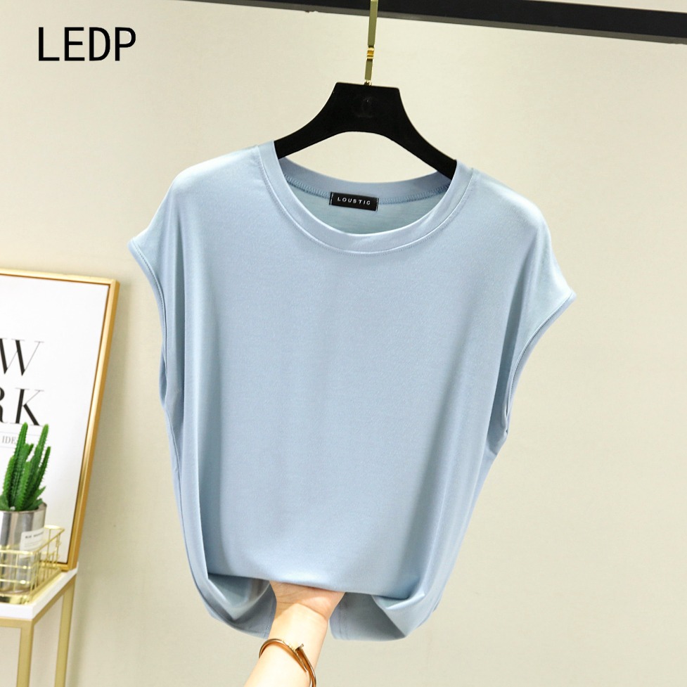 295080 Whale Song Subsonic Ice Silk Shirt Large Size Ladies Low Frequency Sound Print Breathable Ocean Protection Short Sleeve