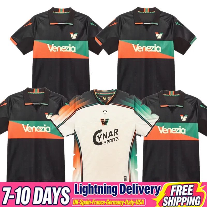 2026 Venezia FC Soccer Jerseys Zampano Yeboah 24 25 26 27 Venise Home Away Duncan Busio Oristanio Chemises de football Nicolussi Pohjanpalo Eller