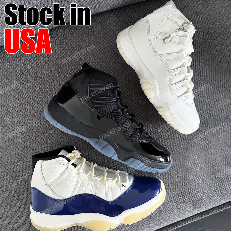 11 11s Basketball Shoes With Box Designer Men Women Sneakers Casual Shoes Trainer Retro Cool Grey Gamma Blue High Top Low Classic Flying Man Eur35-4