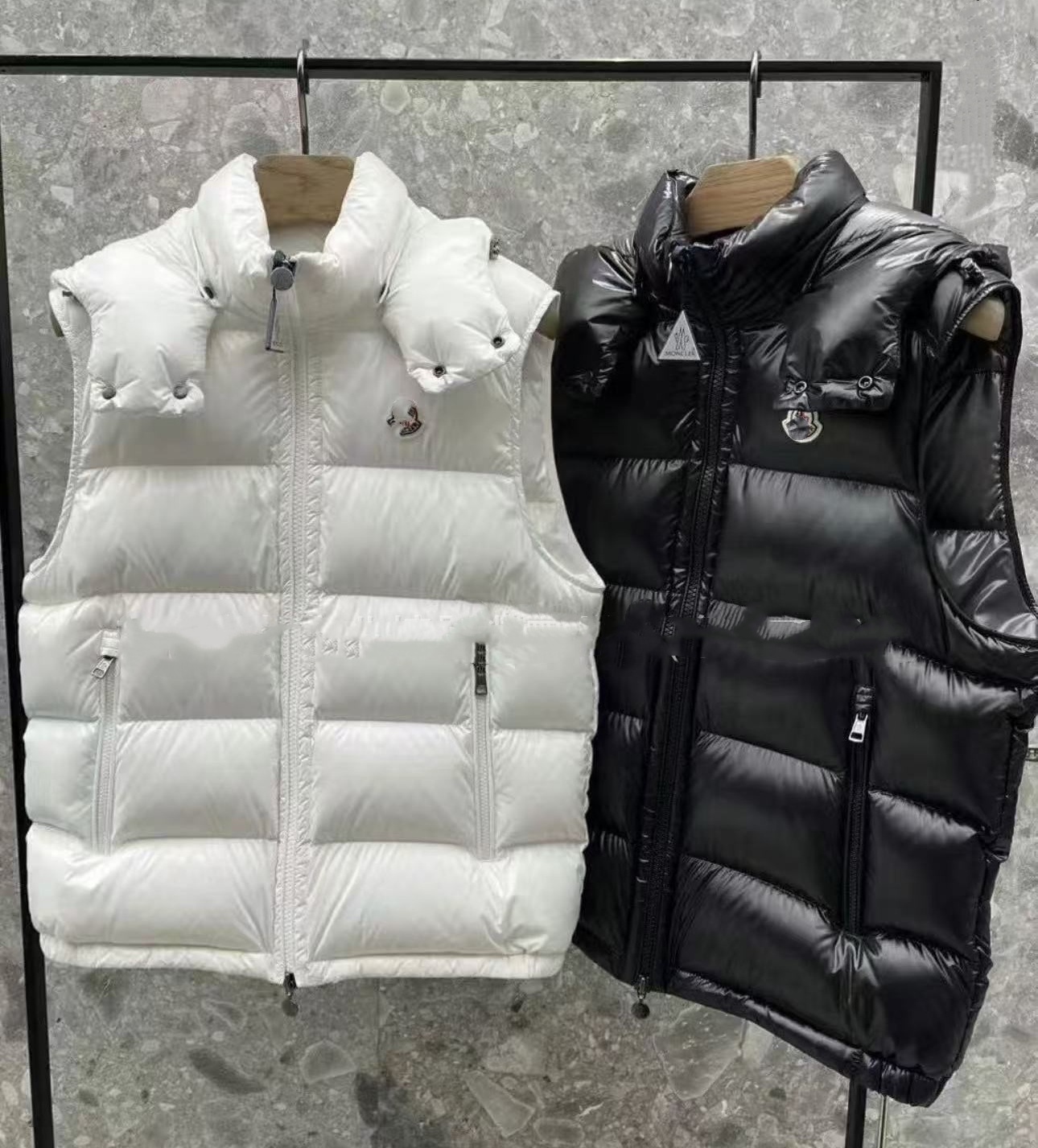 Mens Puffer Down Vests Winter body warmer gilet puffer vest gillet Jacket Designer Waistcoat Couple Bodywarmer Jacket Sleeveless Outdoor Warm Thick
