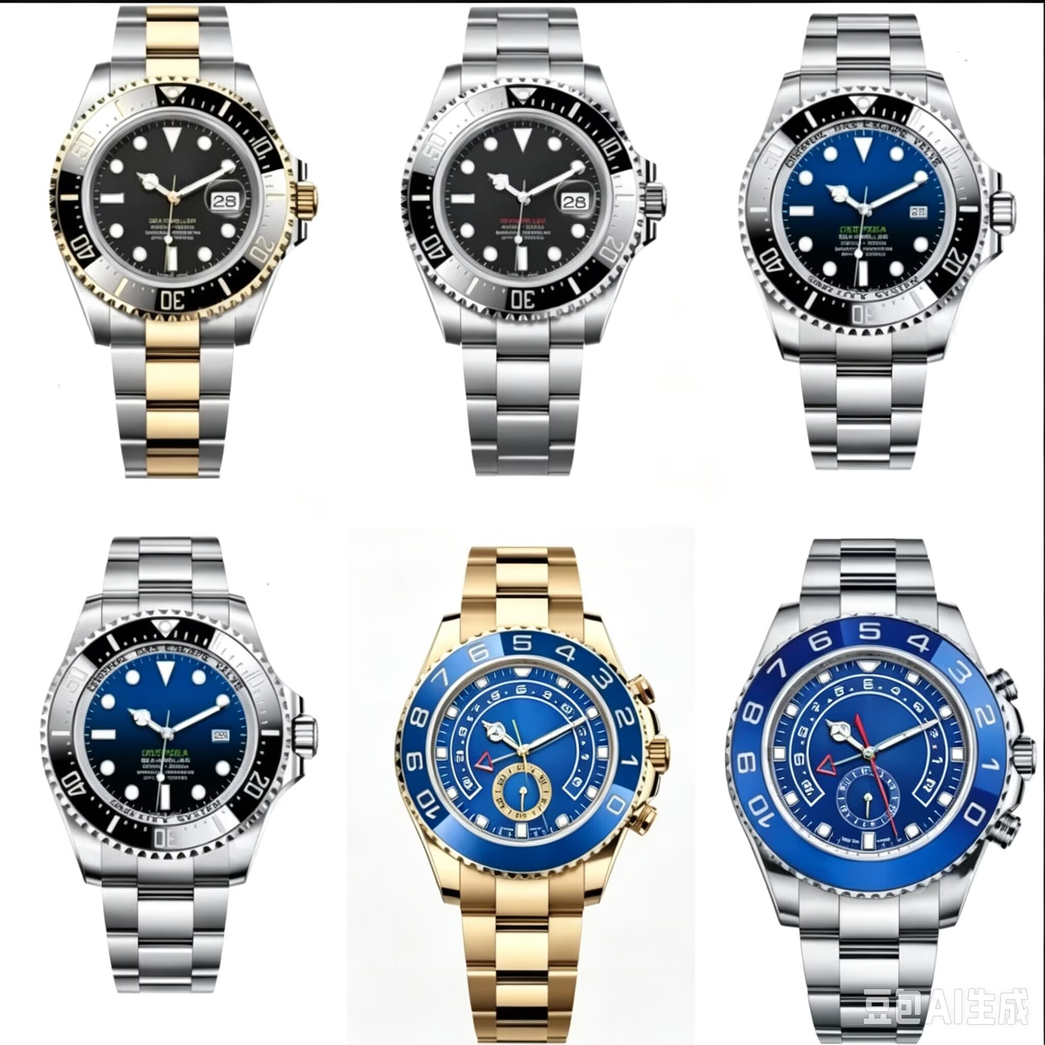 Top Mens 2813 automatic 44MM luxury sea dweller Male Single calendar yacht watches men designer waterproof stainless steel strap mechanical watch