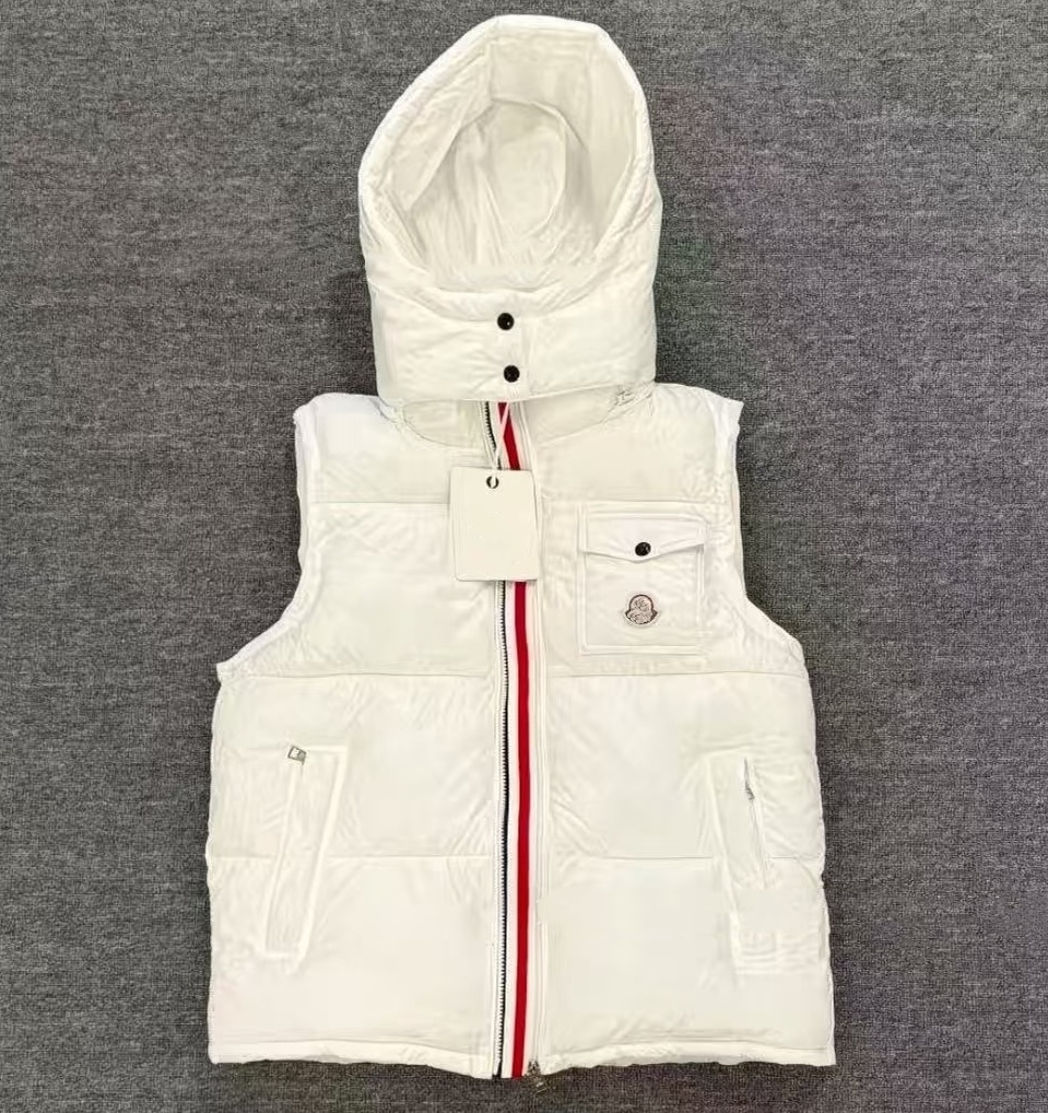 26SS Mens Designer Gilet Puffer Vest Winter Clothes Have Down Thick Hooded Jackets Body Warmer Classic Park Weste Coats For Womens Apparel Windbreak