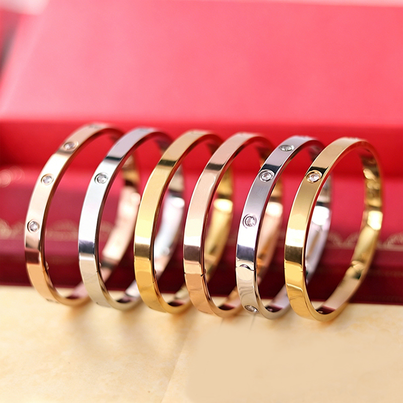 Brand Luxury Jewelry Fashion Multi Style Diamond Inlaid Dracelet High Quality Classic Charm Bracelet Designer Women's