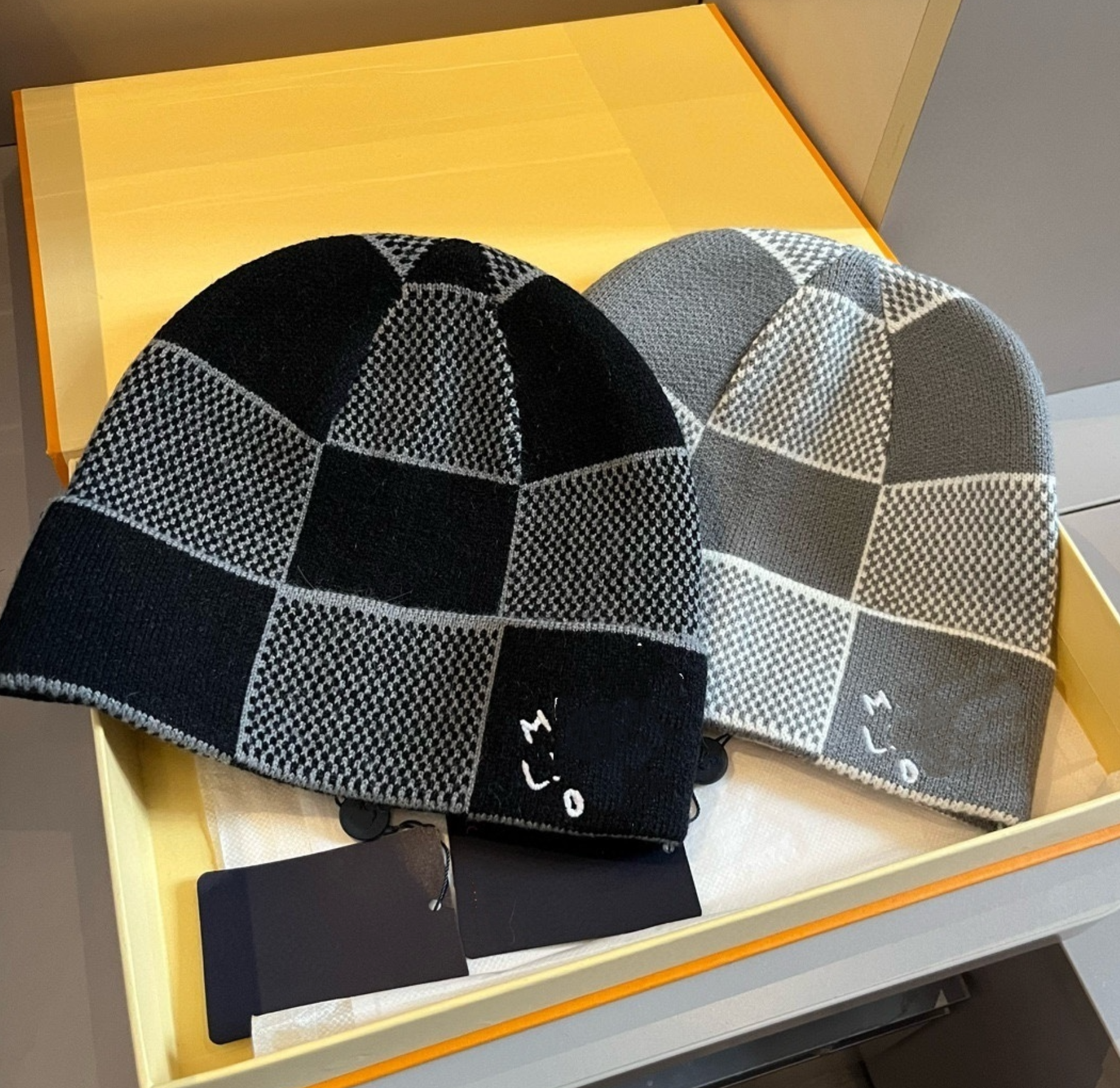 Fashion knitted Hat L official version Designer original Men's Women beanie Caps 2023 Fall/Winter Warm My Monogram Eclipse Hat S00
