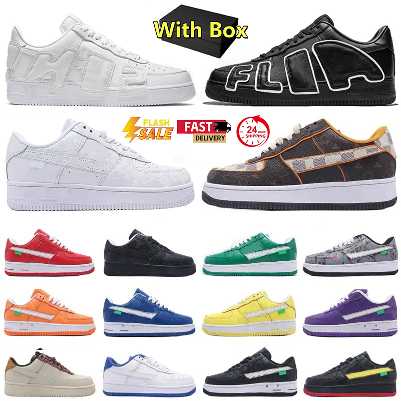 Designer Running Shoes With Box Men Women Sports Sneakers Classic Triple White Black Mens Womens Trainers Outdoor Flat Walking Jogging Tennis Casual