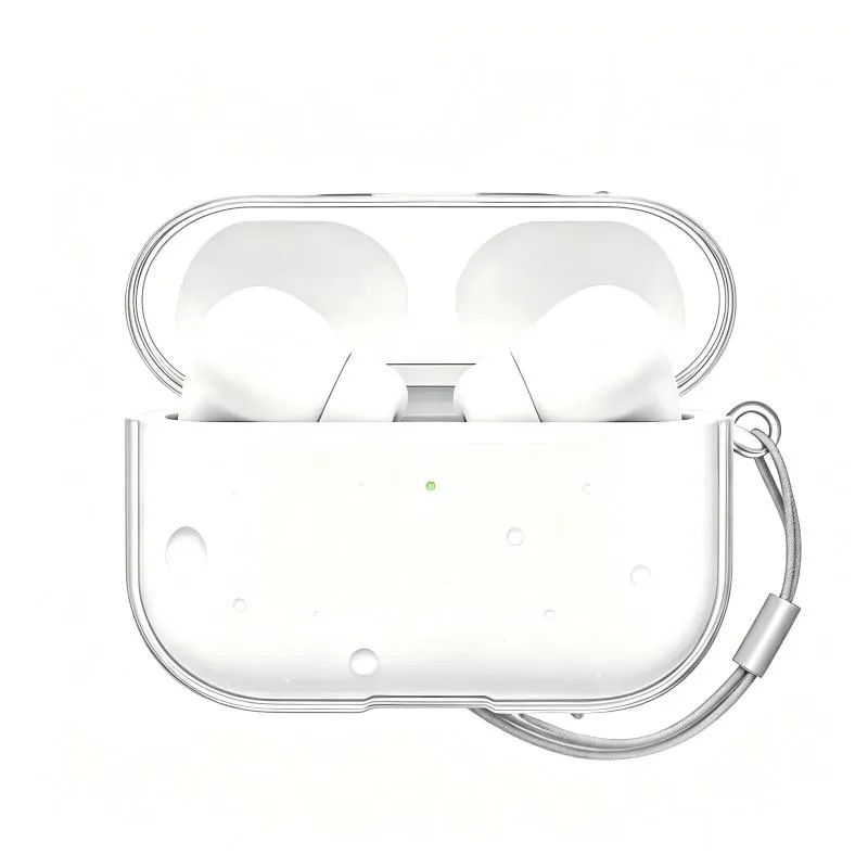 Worldwide shipping, Silicone Protective with Pro 2/3/4 & Max Earbuds, Earphone Accessories, Shockproof Cover Supports Wireless Charging