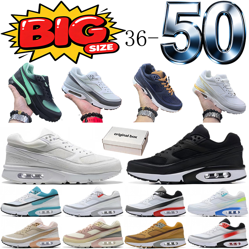 Designer Bw 91 Running Shoes OG men black big size 36-50 woman Sport Sneakers white blue red Classic Trainers Daily Outfit Outdoor Recreation Travel