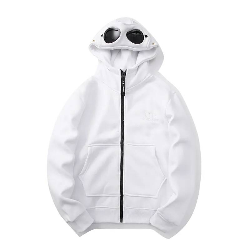 Cply Company Hoodie Designer Hoodie Solid Color Pocket Lens Decoration Cotton Material Men's Casual Zipper Thin Trendy High Street Style Compan
