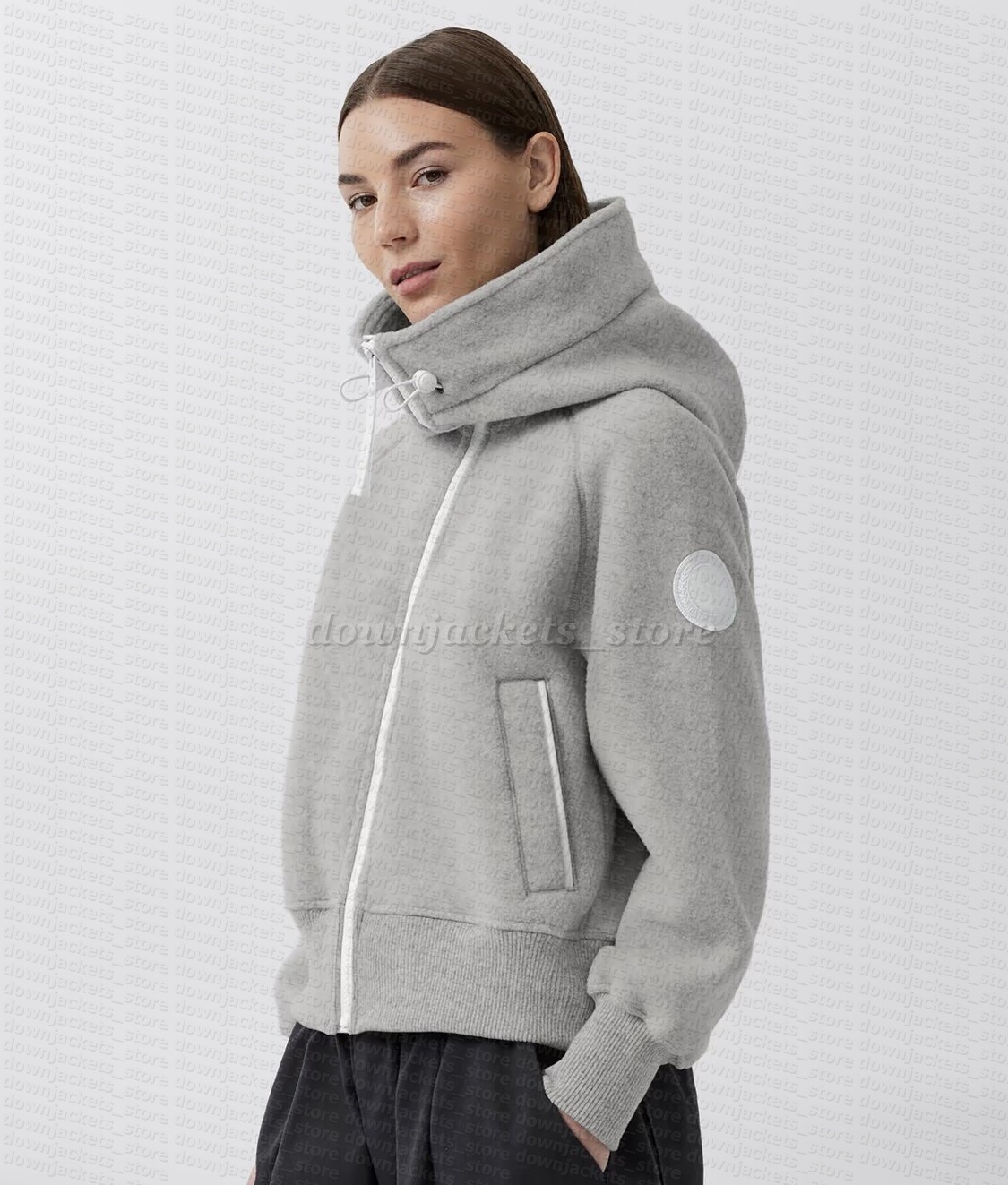 Women's mens Lawson Wool fleece Jackets Long Sleeved Casual Short Trench Waist Party Designer cashmere Jacket Chic Comfortable White badge Vint