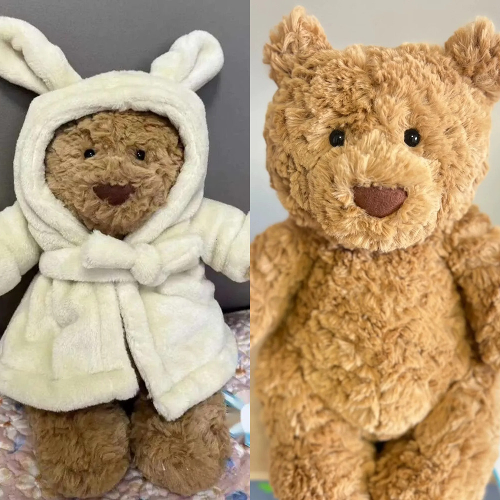 Poupées Jelly Cat Peluche Peluche pour enfants 2 jouets Peignoir Tenue Peluche Jouet Bartholomew Bear 'Bumblebee' Apaiser les cadeaux de poupée 9