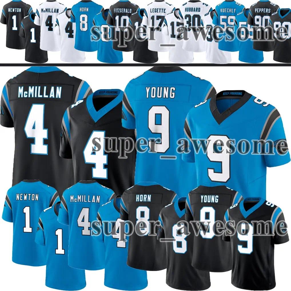 CarolinaS Panther Football Jersey Bryce Young Tetairoa McMillan Chuba Hubbard Xavier Legette Jaycee Horn Jaelan Phillips Luke Kuechly Cam Newton Jul