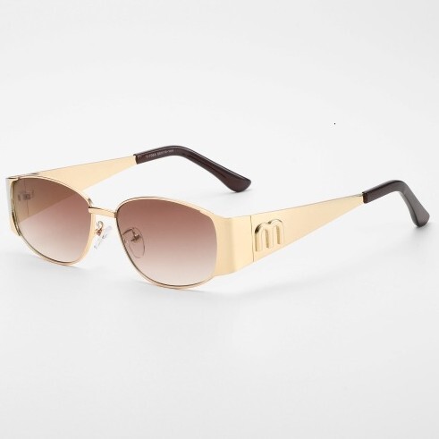 Designer Luxury Brand&# 039 Sunglasses European And American Round Frame For Women High-End Fashionable Glasses Ladies Driving UV Protection Sunglas