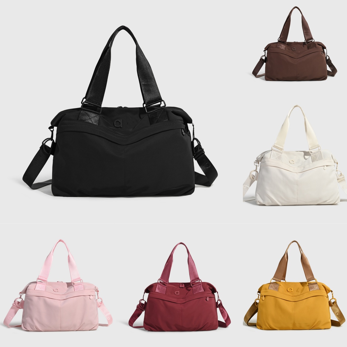 2466A Sacs fourre-tout légers et polyvalents, sac de sport et de voyage polyvalent avec sangle réglable, sac à main de sport léger et décontracté