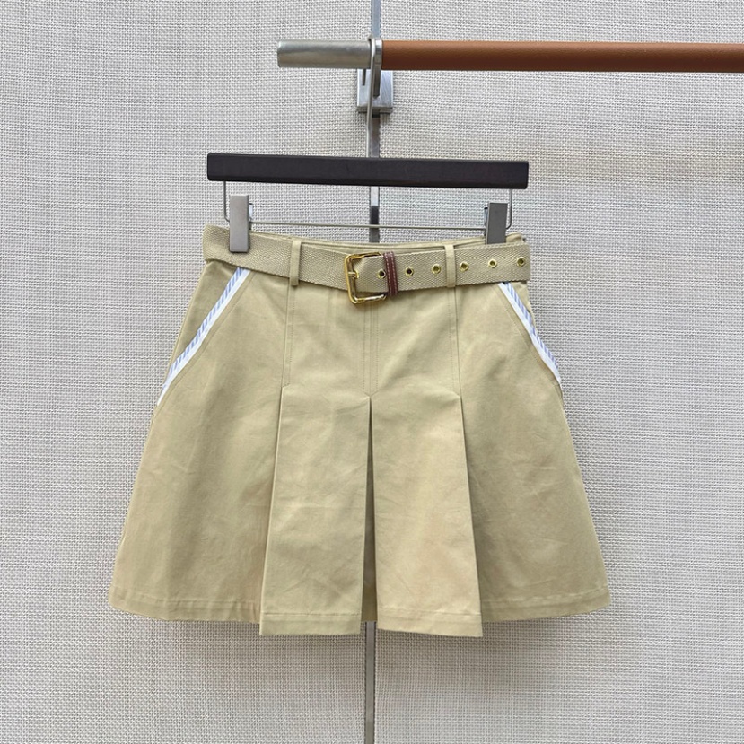 Jupes plissées élégantes Y2K, jupes trapèze de styliste charmantes avec ceinture, Mini jupes de Style Preppy pour femmes