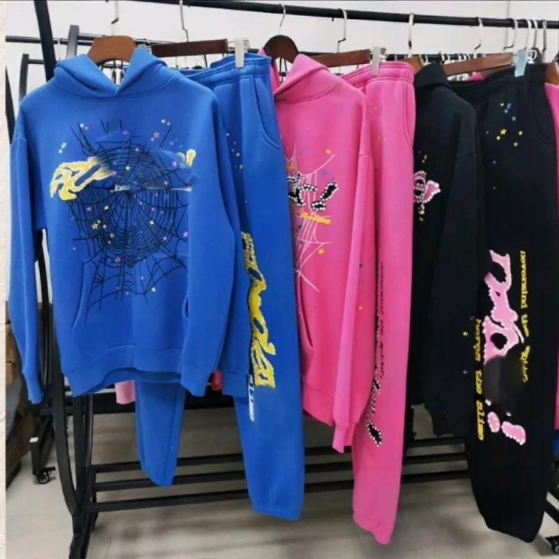 Luxury Designer Spidery Hoodie Hoody Spiderpants Men Women Pullover Spiderhoodie Rhinestone Hoodie Sweatsuit Hoody Print Hoodies for Men Hoodie Stre