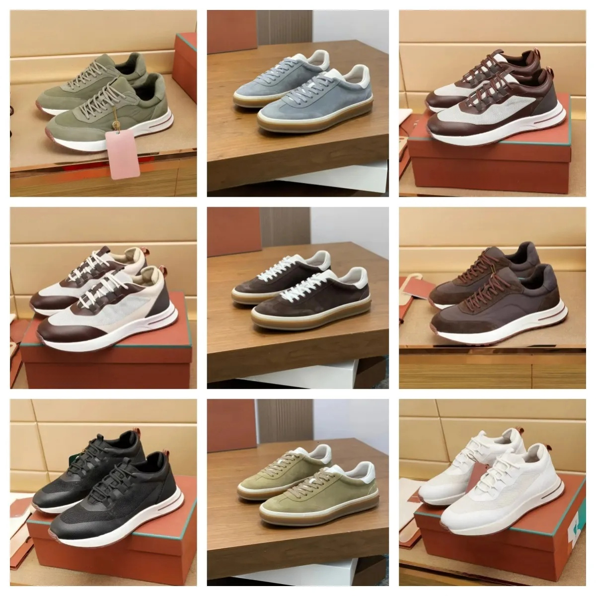 2026 Designer Men luxury Loafers Genuine Leather Suede cowhide Casual soft soled Slip on Boat Shoes Top quality Fashion Flat dress Lazy men's w