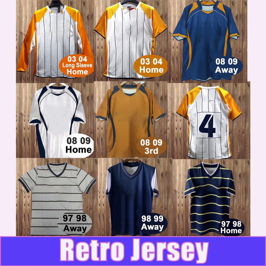 1997 2009 Mens RETRO Soccer Jerseys 2003 2004 Home Away 3rd VERON MARIONI PALENCIA LEANDRO Vintage Football Shirt Short Sleeve Adult UniformS