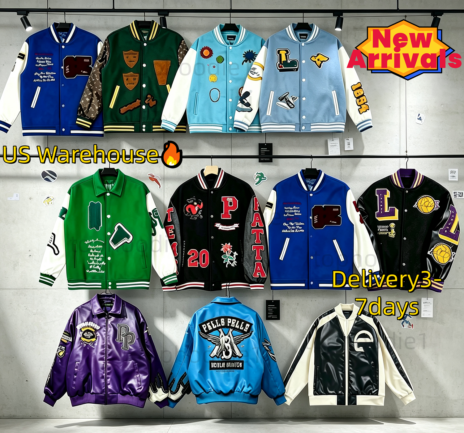 Designer Letterman L Vintage Bomber Coats 2026 hot sales lsaariuis davaeuriton lovse Baseball Jackets Hop Varsity Lovse Jacket Letter Embroidery Aut