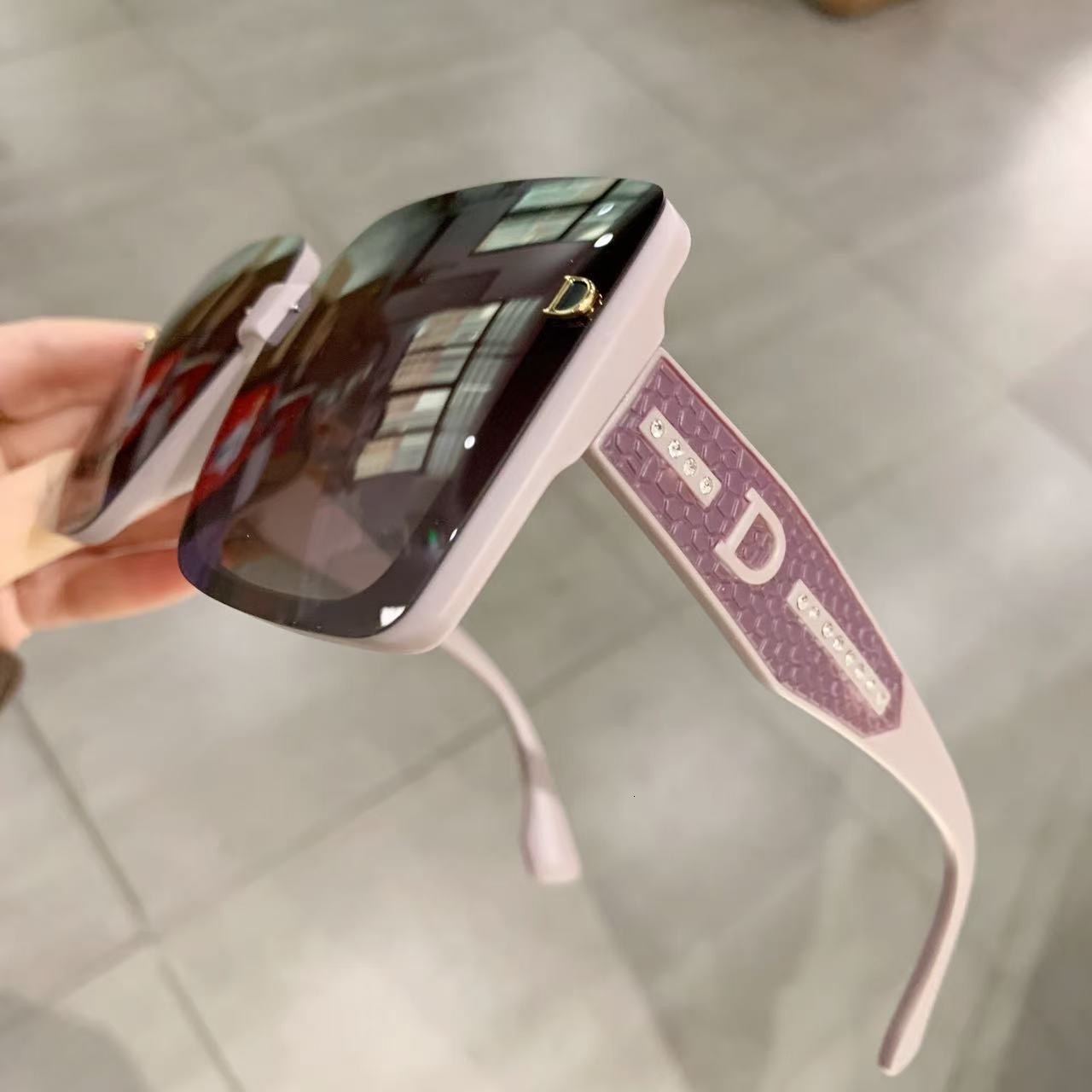 Designer Luxury Brand&# 039 Sunglasses Polarized New Model For Women High-end Sunglasses With A Large Frame Slimming Sun UV Protection High-quality
