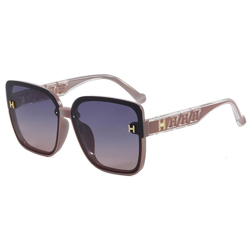 Designer Luxury Brand&# 039 Sunglasses New H-letter Cross-border Fashion Sunglasses, High-end Light Luxury UV Protection Sunglasses For Women Trendy