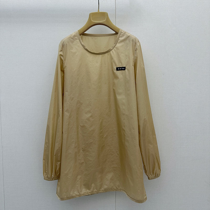 Oversize Sheer Women T Shirts Round Neck Loose Long Sleeve Tops Outdoor Sun Protection Tees for Women
