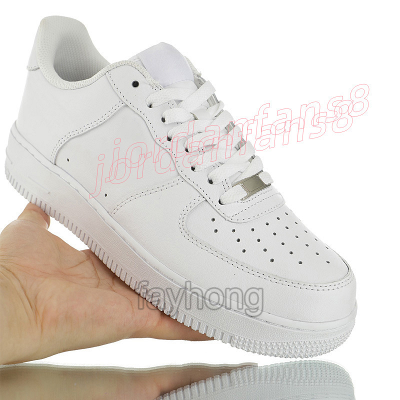 Airforcee 1 shoes men Classic FOne Running Women Sneakers Triple White Black Trainers Sports Designer Walking All Match Size 36-47 US13 US Warehouse