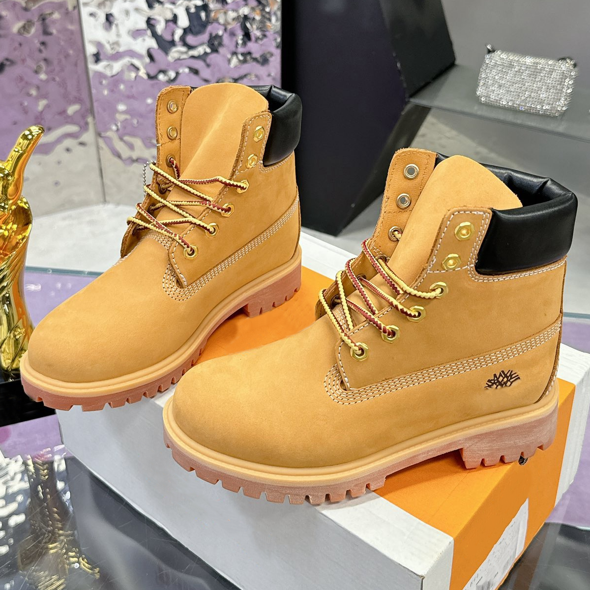 designer 6 inch boot classic neutral casual lace up anti slip outdoor high top warm hiking boots martin boots workwear boots