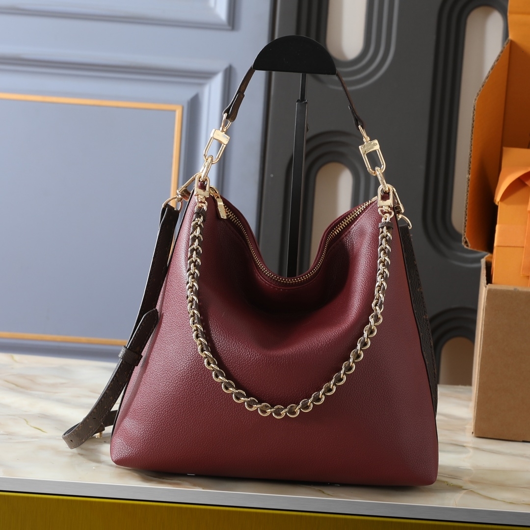 10A Multipass Designer tote bag burgundy dune denim leather chain shoulder bag clutch womens handbag luxury shopping bags purse M3A285 M3A269 top qu