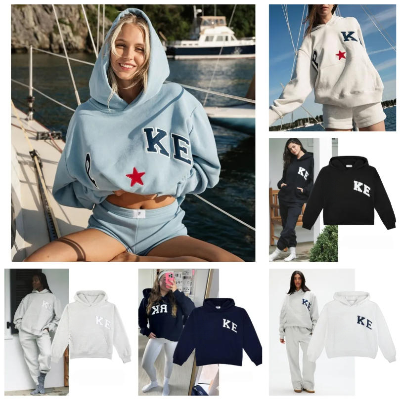 Women's Hoodies Women Letter Patchwork Loose Hoodie Classic Long Sleeve Casual Streetwear Pullover Hooded Sweatshirt For Ladies Autumn Daily