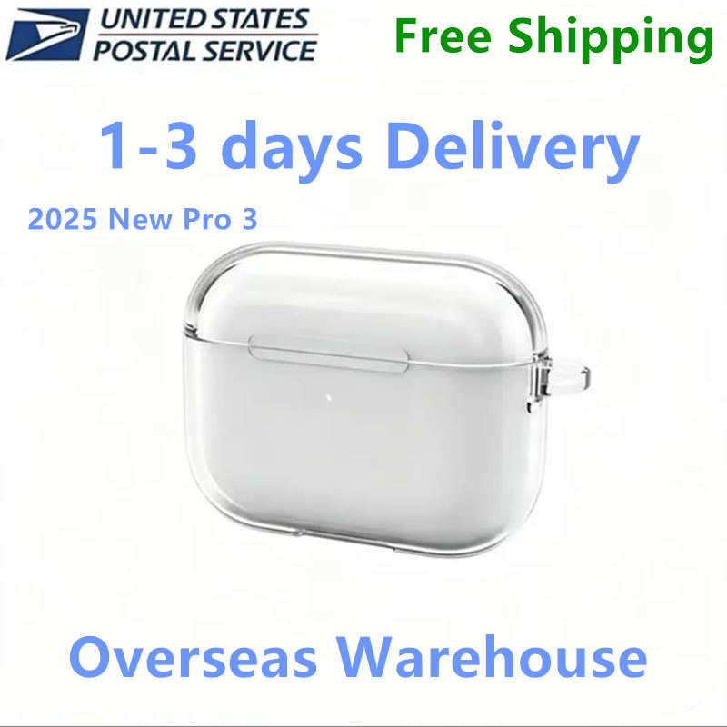 USA Stock For Airpods pro 3 2 airpodspro 4 airpod 5 earphones 2nd generation Silicone Protective Headphone Accessories Cover Wireless Charging Case