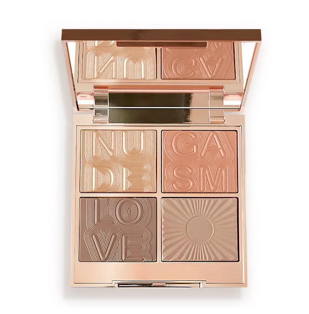NUDEGASM FACE PALETTE 4 Colors Bronze Sculpt Glow Powder Face Eye Makeup 4 in 1 Blush Eyeshadow Bronzer Highlighter Beauty Cosmetics 3.8g*4