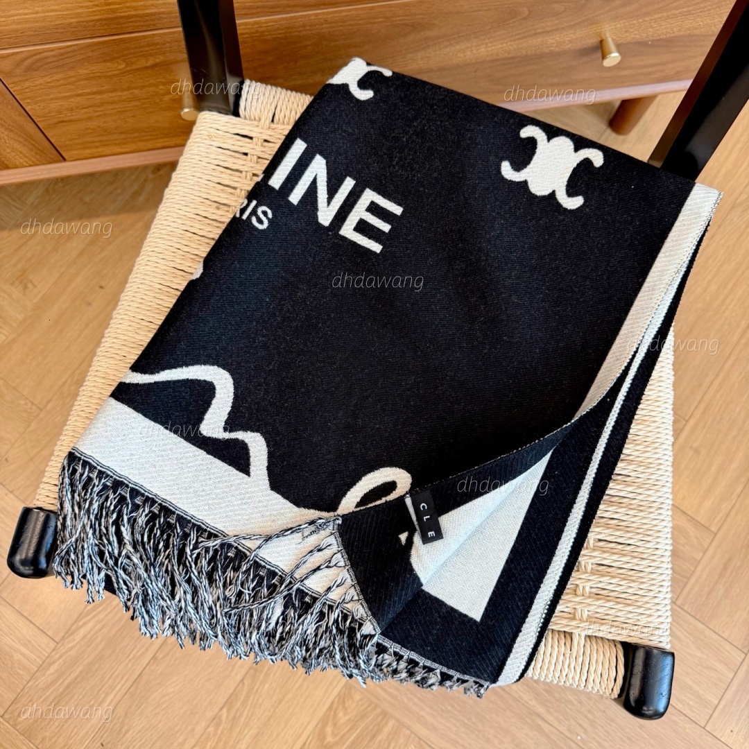 With box Designer Luxury High Quality Scarf Fashion Accessory Polka Dot Horse Carriage Pattern Fringe Shawl Multi-Style Wrap Winter scarf wool scarf