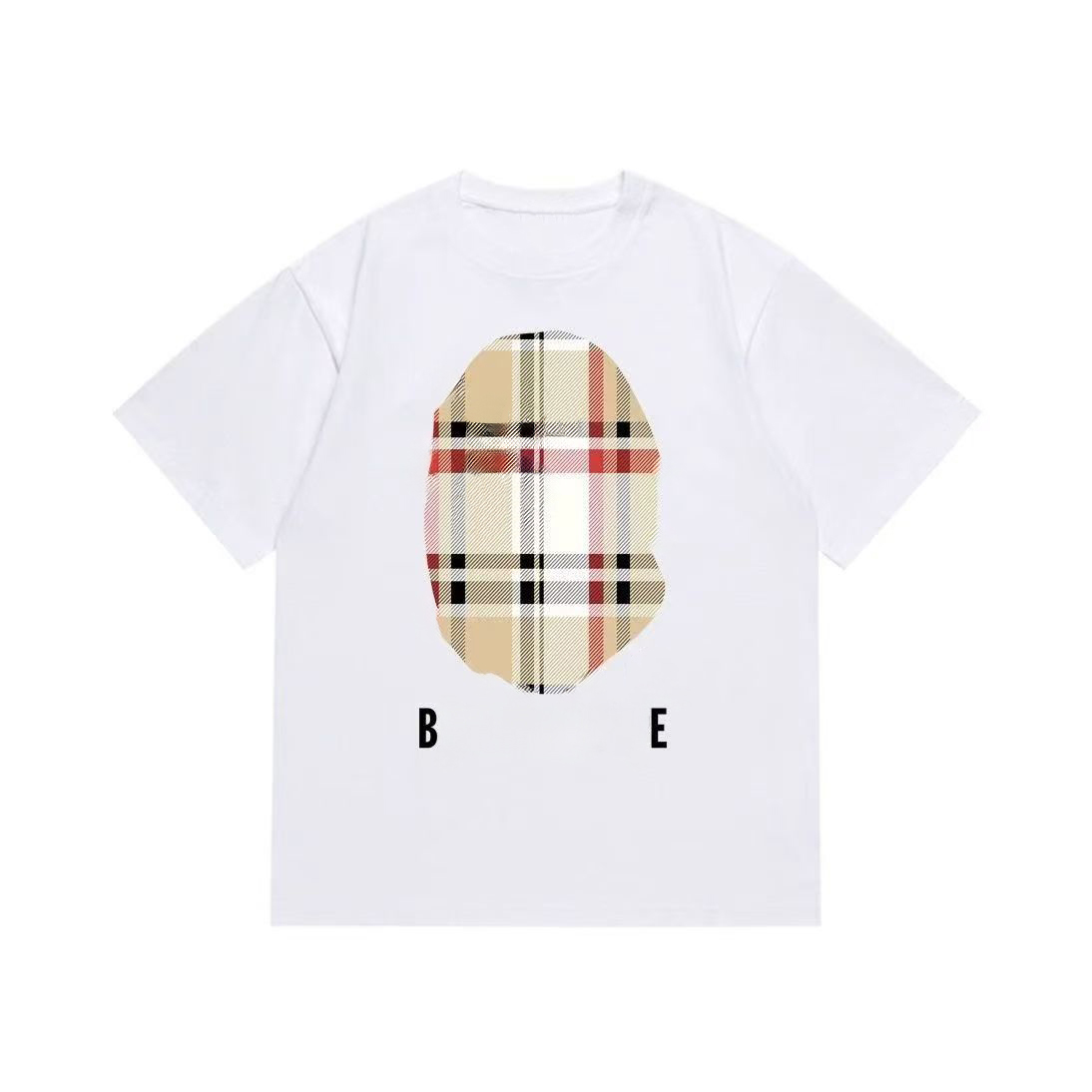Shirts Luxury Cartoon Bp3 Monkey Short Sleeve Cotton Print High Quality Summer Mens Clothing Casual Loose Tops Tees Size Mens Designer