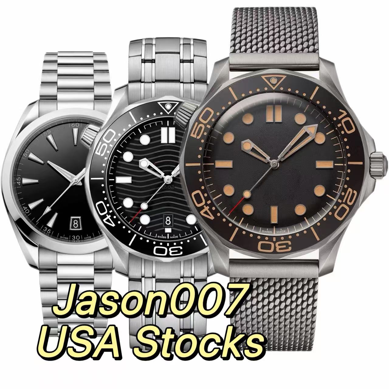 Sea master automatic watches men designer 41MM Ceramic bezel Male Single calendar reloj montre luxury watch mechanical Wristwatches waterproof