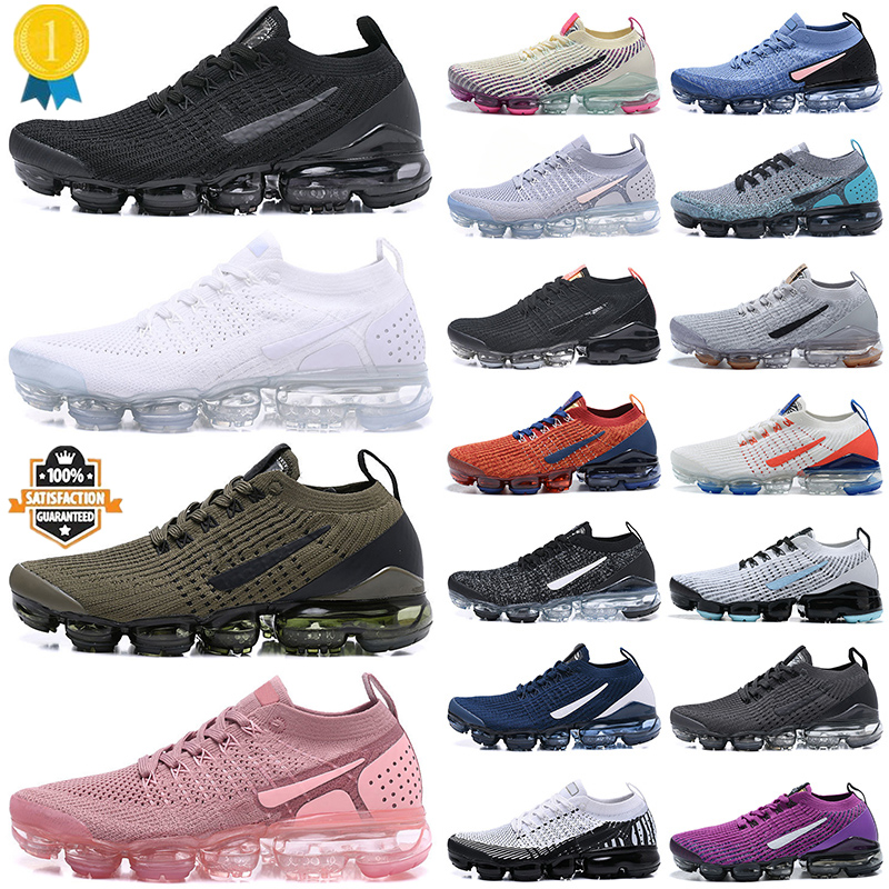 Designer 2019 Running Shoes Mens Womens Classic 2018 Shoes Black White Sky Blue Gradient Pink Trainers Breathable Outdoor Casual Sports Sneakers