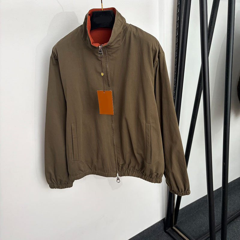 Retro Stand Collar Jacket For Women High Street Lightweight Zip Jacket Interchange Jacket Designer Stylish Cargo Outerwear