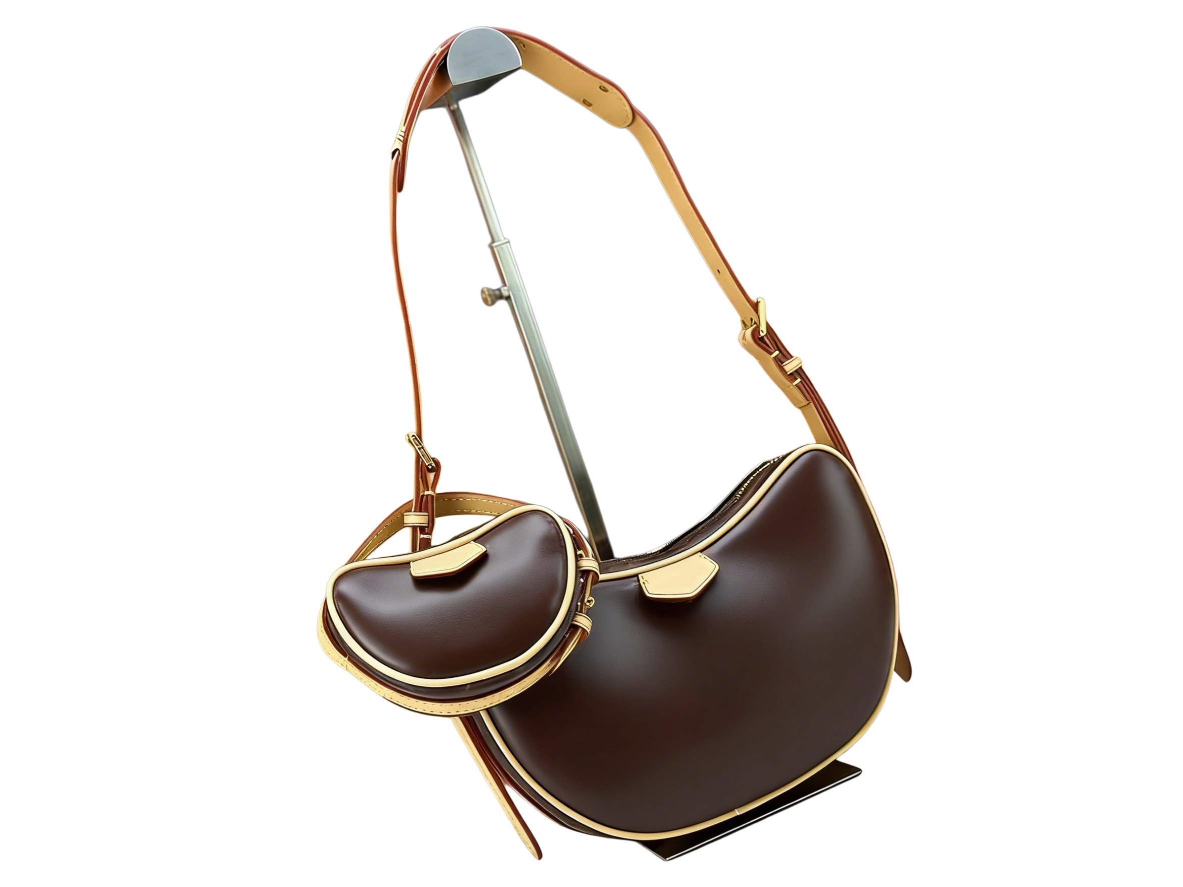 2026 Top Designer Mini Classic Deux pièces Poignet Bean Bag Casual Sac à main en cuir pour femmes Sac de maquillage à une épaule et sac à bandoul