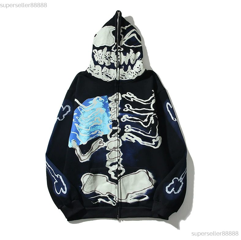 Travi Scott Cactus Jacks Hoodie Designer Men's Hoodie Skull Doodle Hoodie American Street Style Fleece Hoodies Couple Loose Fashion Hooded Swea