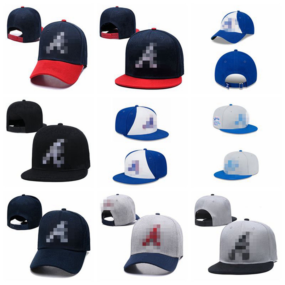 24 styles baseball caps bone snapback hats spring cotton cap hip hop for men women summer " A " letter Atlanta