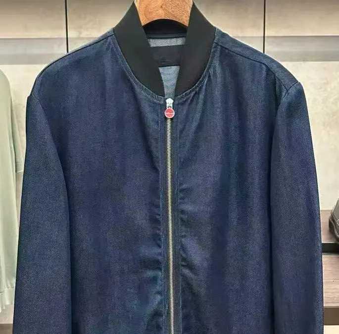 Italian Kiton Men's Early Autumn New Fashion Casual Denim Jacket Men's Simple Versatile Baseball Jacket R260822