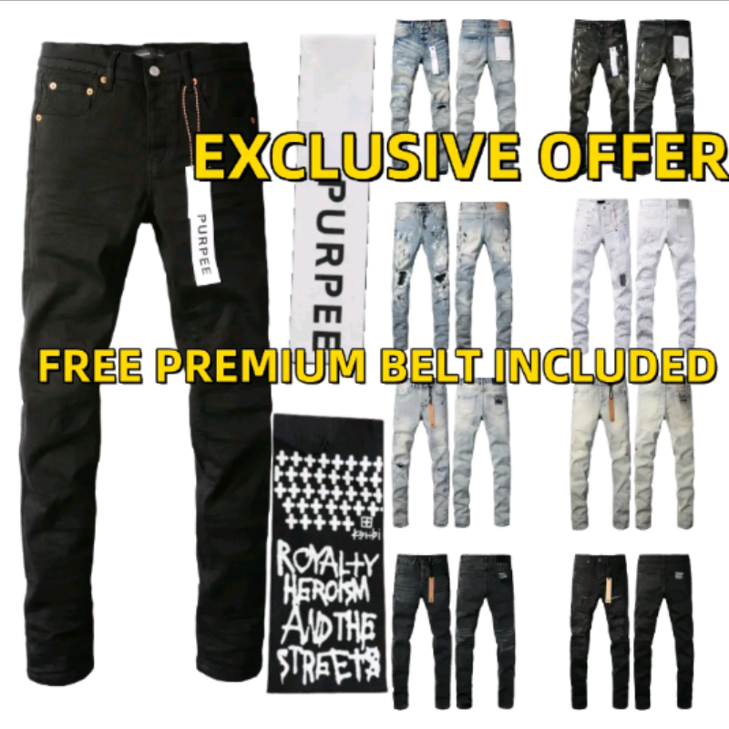 2026 10A purity jean purplejeans men Correct version 1:1 high quality Mens kusbi jeans denim jean jeans for mens designer rock revival jeans men den