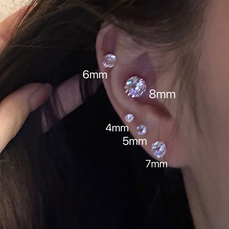 S925 silver Sparkling Full Paved Four Leaf Clover Studs, designer earrings Luxury Crystal Earrings designer for Women Dail