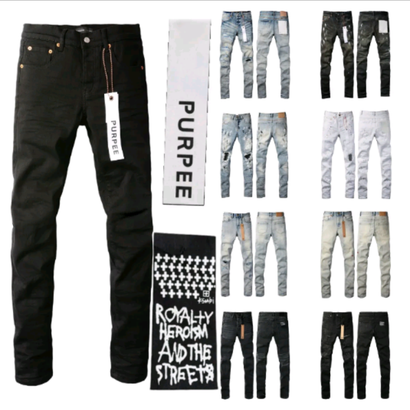 Men's Purples Jeans KSUBI jeans Fashion Mens Denim Shorts Cool Style Designer Pant Distressed Black Blue Jean Slim Fit Motorcyc Stretch Y2k eur