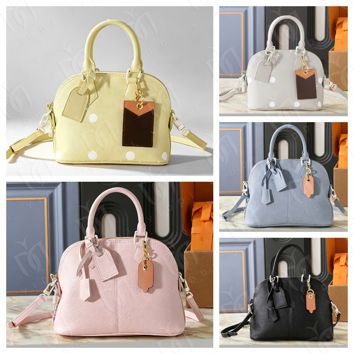2026 New Monogram Dome Shell Handbag Almas bag Designer Shell Tote bag Top Handle Satchel Purse Women Fashion Shell Crossbody Shoulder bag Luggage T