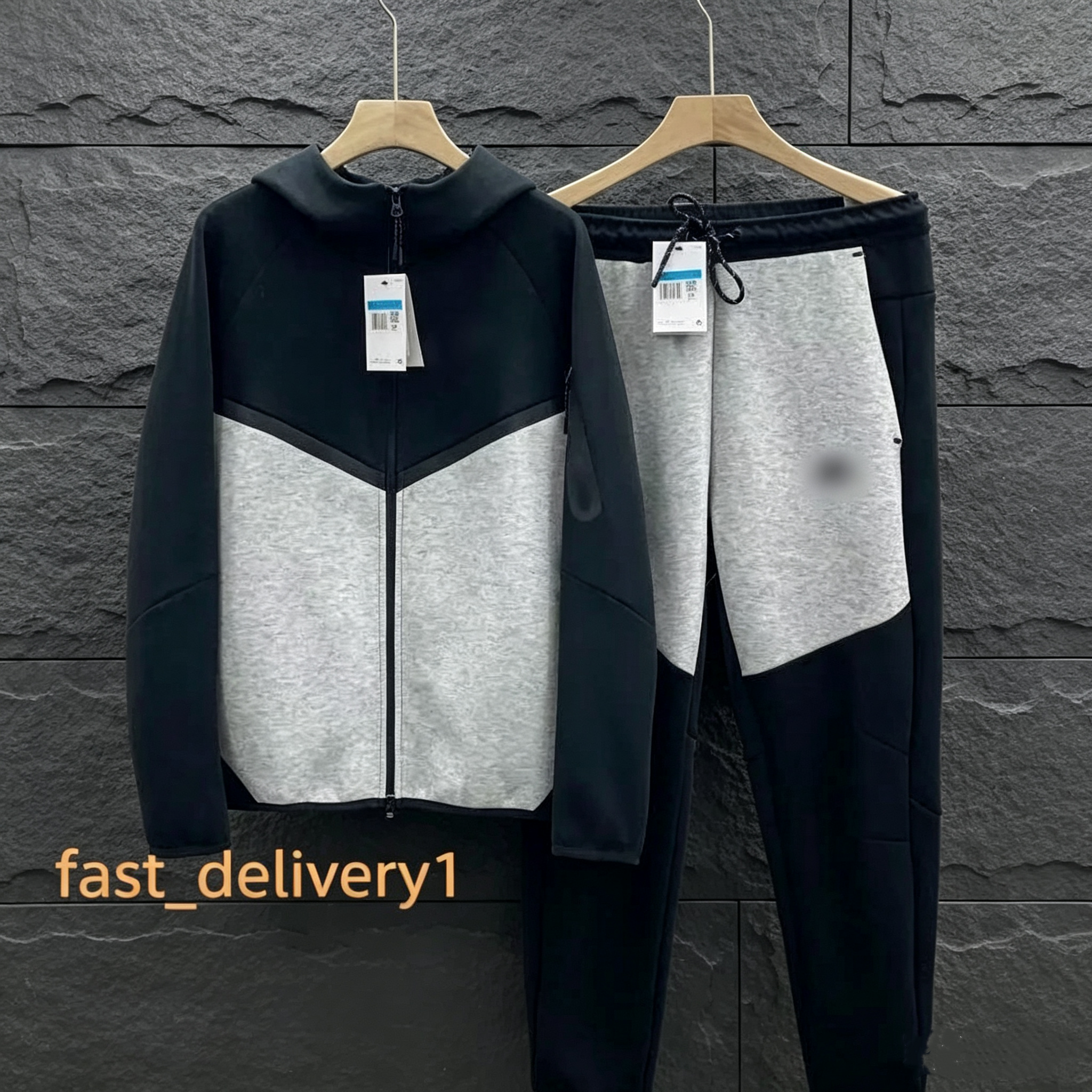 Tech Fleece Hoodies pure cotton men tracksuits designer Jogger suits zipper Thick sportsuits women men windbreaker jacket Casual soft ni ki