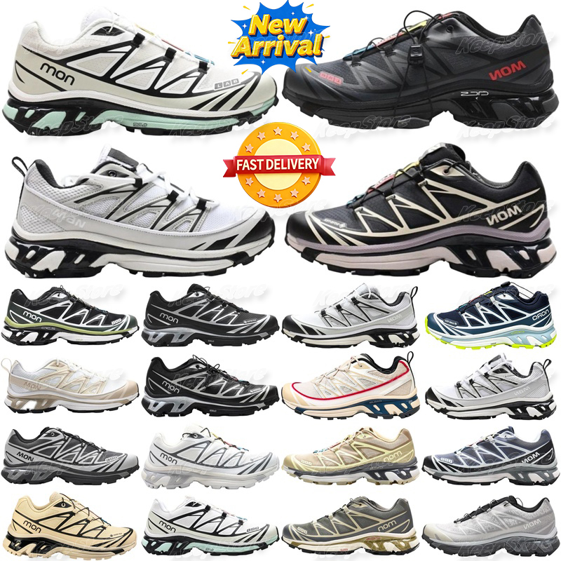 2026 Top Xt-6 Designer Running Shoes ADV Ultra Raid Trail Sneakers Men Women Xt6 White Lunar Rock Triple Black Quarry Bleached Sand Outdoor Hiking S